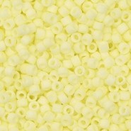 Miyuki delica Beads 11/0 - Opaque pale yellow matted DB-1511